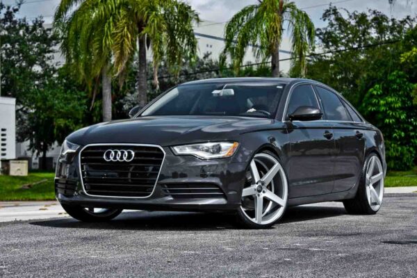 AudiA62012Gray_22inchXOMiami_SilverBrushedFace_6