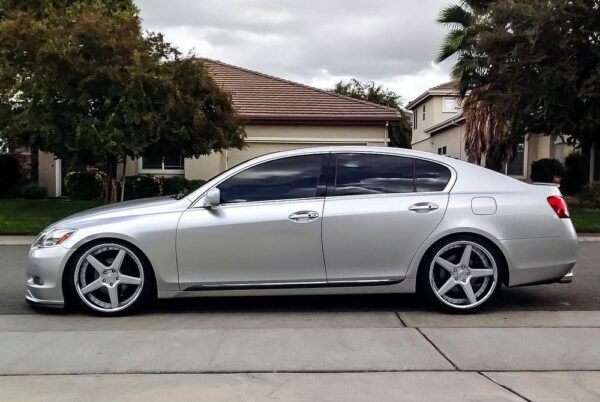 azad-az008-semi-matte-silver-chrome-ss-lip-lexus-gs-300