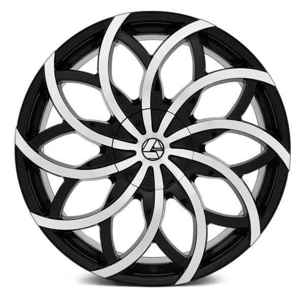 azara-aza-504-gloss-black-machined-face-front