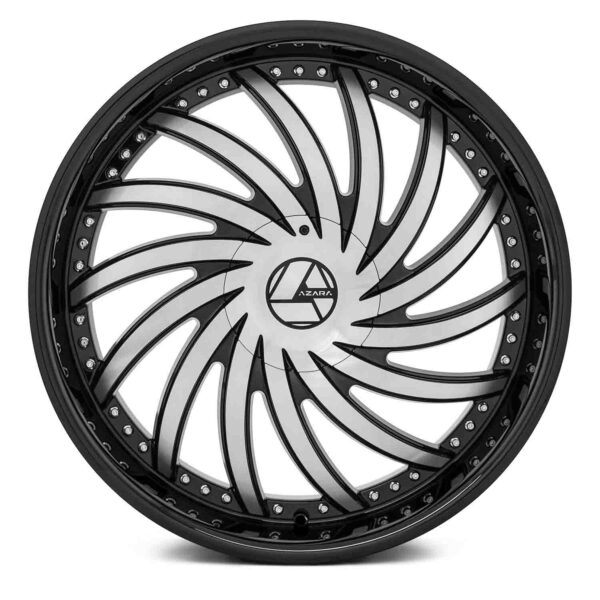 azara-aza-508-gloss-black-machined-face-front
