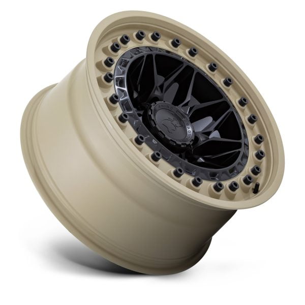 BLACK RHINO BR008 ALPHA 20X10 8 ET-18 MATTE BLACK W SAND LIP-lay-org-2