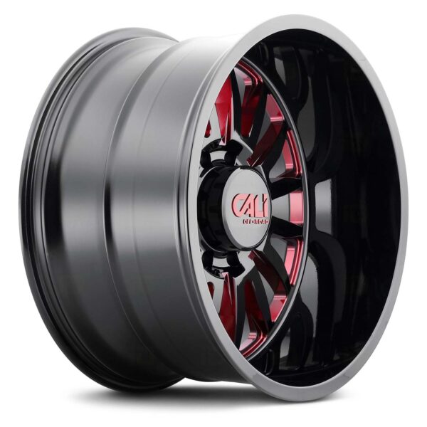 cali-off-road-9110-summit-gloss-black-red-milled-accents-barrel