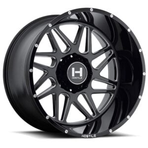 24x14 Hostile Sprocket Blade Cut 8 Lug