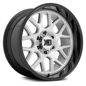 XD Series XD849 Grenade 2 Brushed Silver / Black Lip