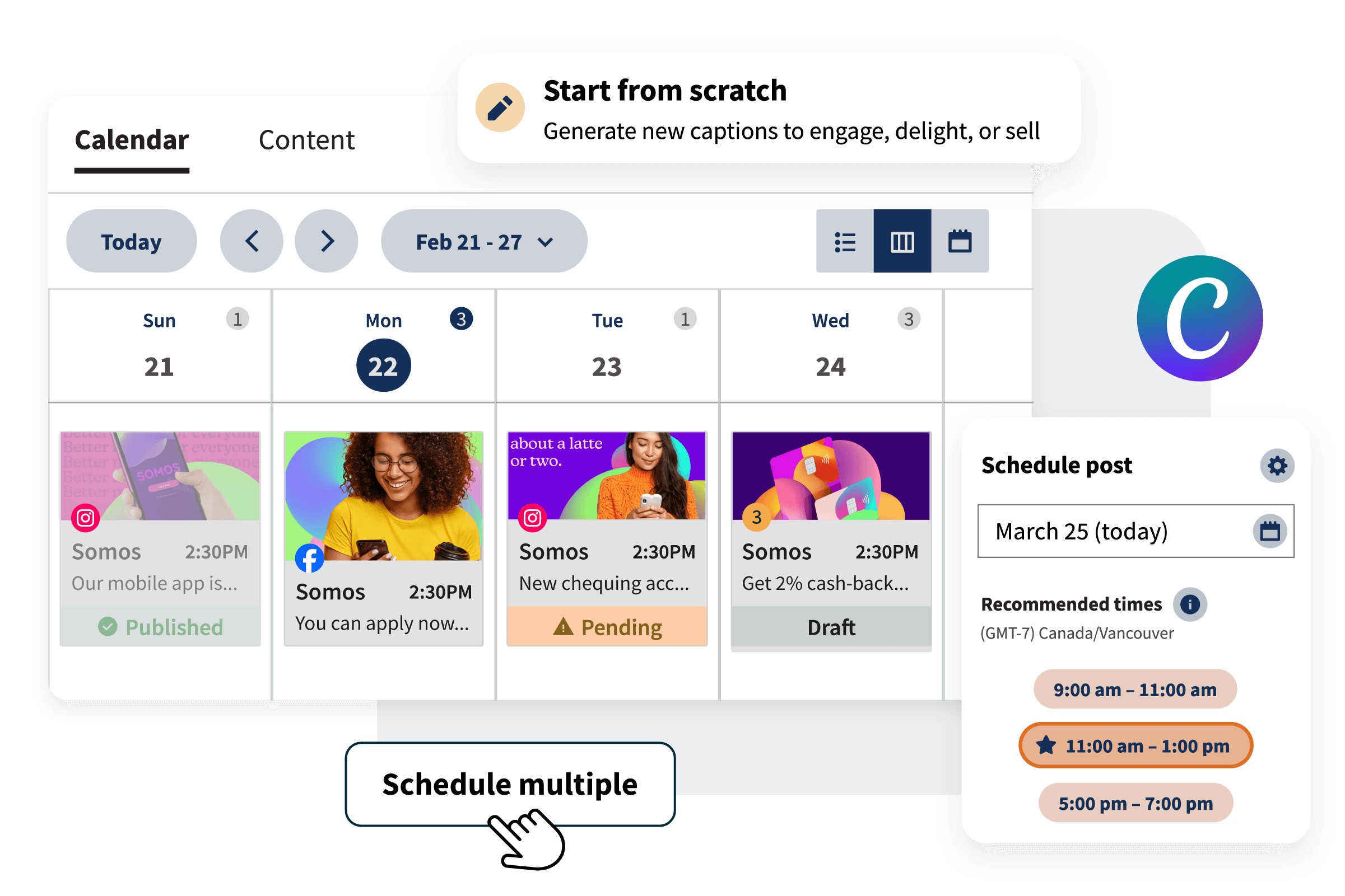 Hootsuite publishing features