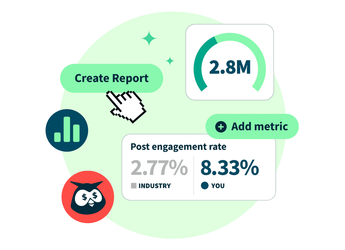 crear informe basado en métricas de publicación