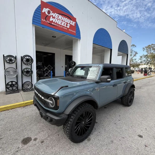 Ford Bronco Wildtrak Sasquatch Black Rims – Asanti ABL18 22 inch wheels 3