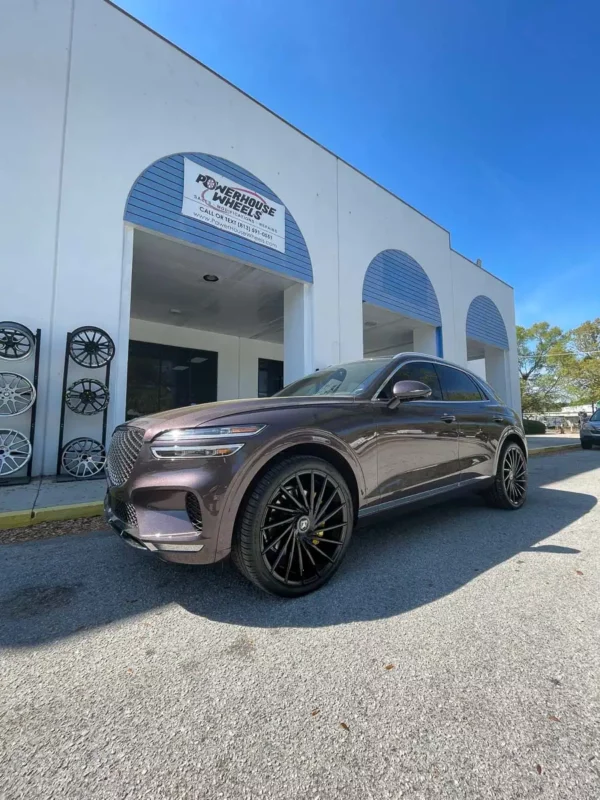 Genesis GV70 Black Wheels – Asanti ABL18 22 inch 2