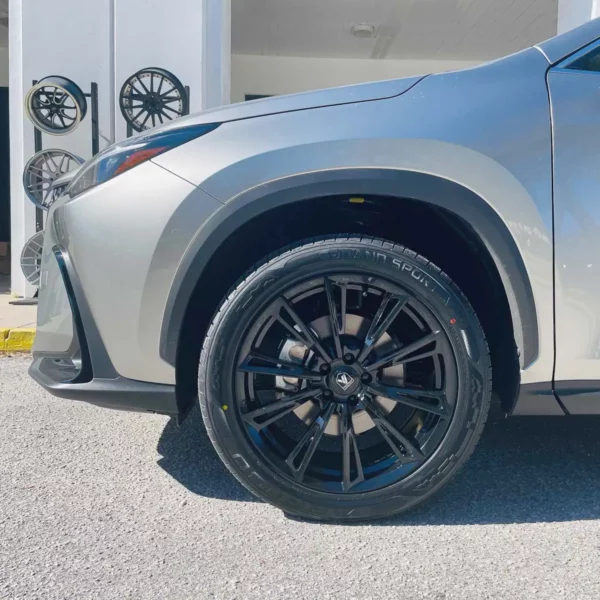 Lexus NX350 Rims – Asanti ABL30 Corona Black Wheels 20 inch 1