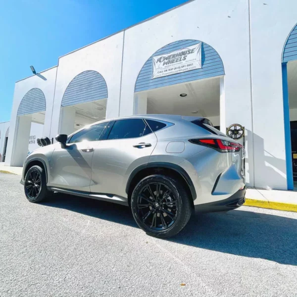 Lexus NX350 Rims – Asanti ABL30 Corona Black Wheels 20 inch 2
