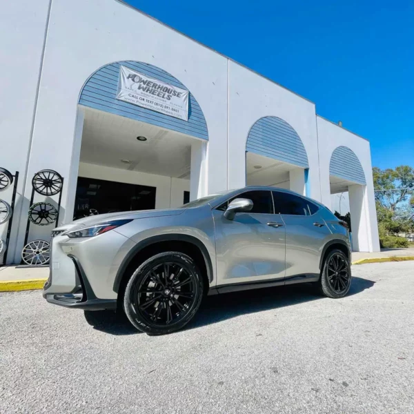 Lexus NX350 Rims – Asanti ABL30 Corona Black Wheels 20 inch 3